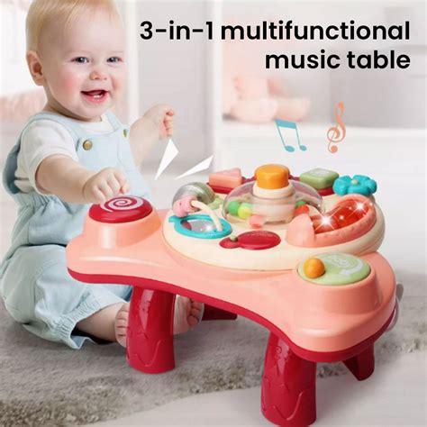 3-in-1 Baby Music Table – Interactive Learning & Play Toy for Toddlers ...