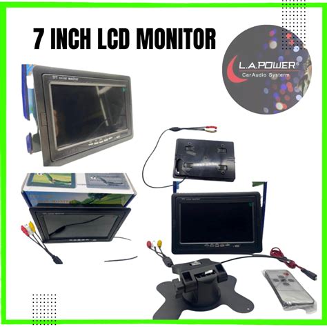 7 INCH / 5 INCH TFT LCD DASDBOARD MONITOR STAND + REVERSE CAMERA | Lazada