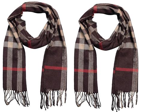 Buy Zacharias Men's Winter Pashmina Muffler (Brown ; 68 Inches) Pack of ...