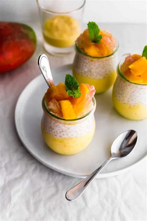 Mango Pomelo Sago Pudding 楊枝甘露 | Sift & Simmer