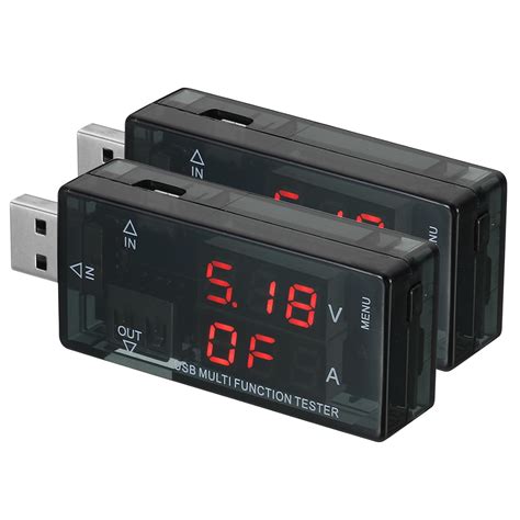 PATIKIL USB Tester, Micro USB Power Meter Voltage Current Tester 2 in 1 ...