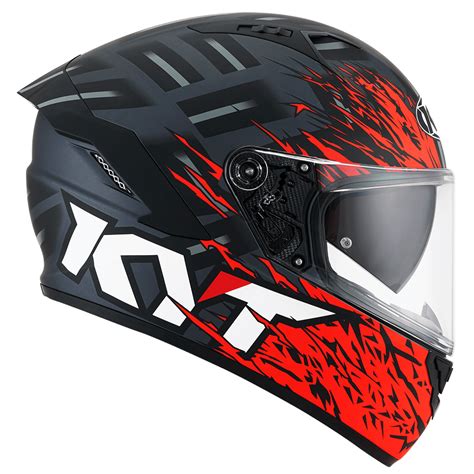 KYT NFR Flaming Matt Grey Red Helmet– Moto Central