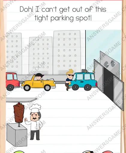 Brain Test 4 Level 204 Answers [ Doh! I can't get out of this tight ...