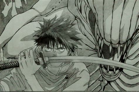 Yuta Okkotsu & Rika pencil sketch | Sketches, Meaningful drawings, Anime drawings