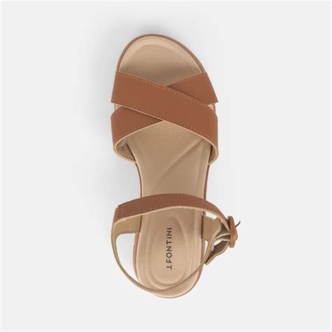 Buy J.Fontini women Tan Casual Sandals Online | SKU: 75-122-23-36 ...