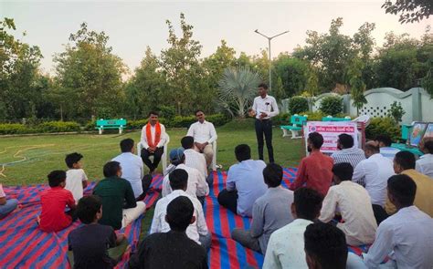ABVP youth mobilization program was held at BVP Garden in Tharad ...