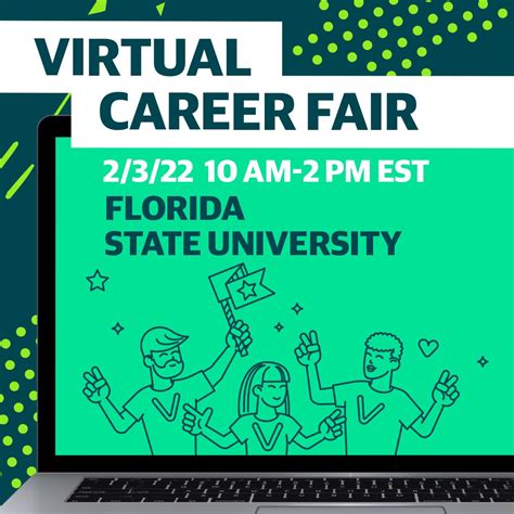 I will be at the FSU virtual career fair tomorrow!! Hope to see you ...