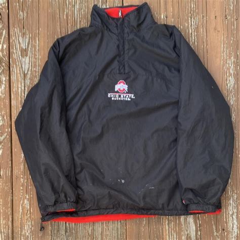 vintage pro player ohio state quarter zip... | Depop