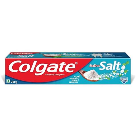 Buy Colgate Active Salt Toothpaste, Daily Germ Protection, Pack of 200g ...