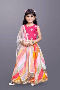 Kids Clothing By VNB Indi Girls Lehenga Choli Party Wear Printed ...