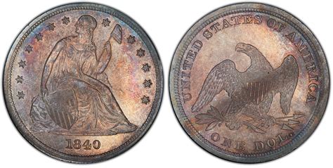 1840 Seated Liberty Dollar | Coin Description, Mintage, Specifications