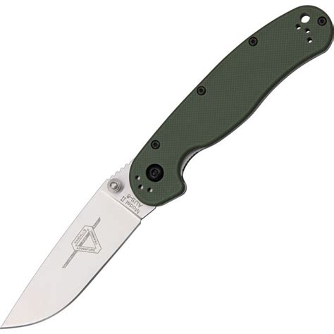 Ontario RAT II Folder OD Green Folding Knife 8860OD - White Mountain Knives