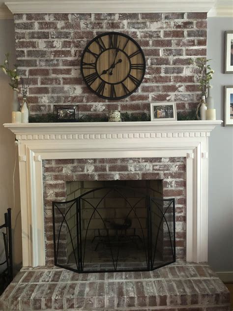 22 Brick Fireplace Paint Style | Idea Decoration