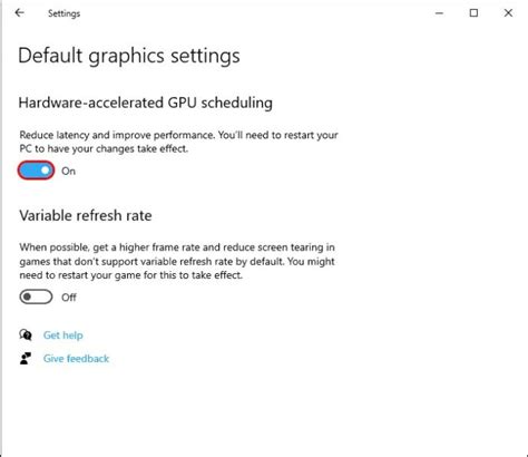 Hardware GPU Scheduling 的图像结果