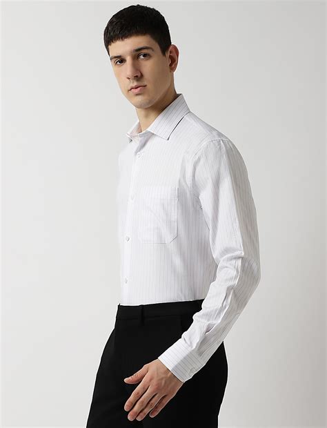 Buy Pure Cotton Stripes Spread Collar Shirt at Marks & Spencer