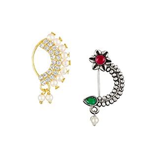 Buy Sukai Jewels Gold Plated Traditional Maharashtrian Wear and ...