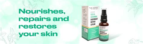 Dr. Sheth's Cica & Ceramide Overnight Repair Face Serum | For Glowing ...