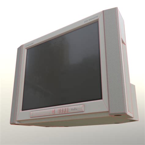 ArtStation - 2000s CRT TV Gray | Game Assets