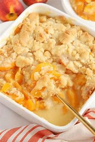 Image result for Peach Cobbler with Canned Peaches