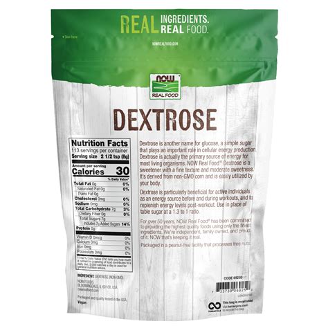 Dextrose - Now Foods Canada