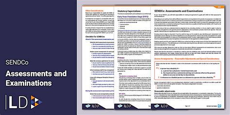 SENDCo: Assessments and Exams