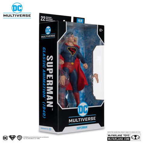 Pre-Order McFarlane Toys DC Multiverse Superman 1940s Classic Animation ...