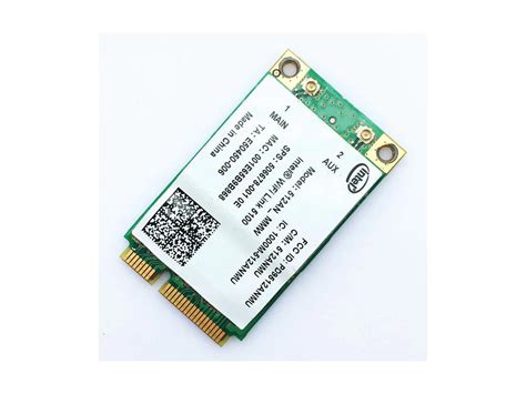 512AN_MMW 5100 AGN Dual Band 300Mbps Wireless WiFi Link Mini PCI-E Card ...
