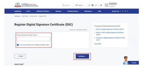 Register Digital Signature Certificate User Manual | Income Tax Department