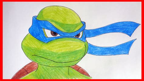 Ninja Turtles Leonardo Drawing