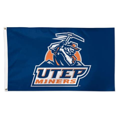 WinCraft Sports 5-ft W x 3-ft H UTEP Miners Flag in the Decorative ...