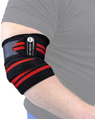 STEIGEN FITNESS-SF Elbow Wraps for Weightlifting, Elbow Support For Gym ...