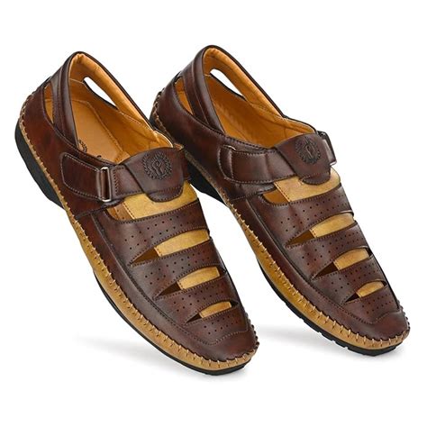 Prolific Men's Casual Fisherman Roman Sandal : Amazon.in: Fashion