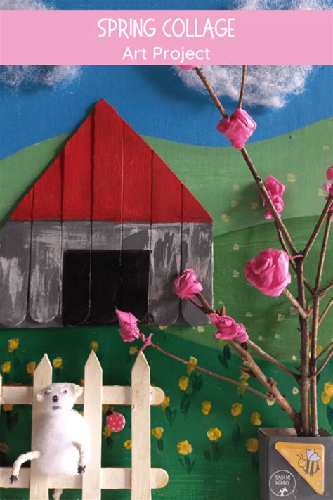 Image result for Textile Collage Spring