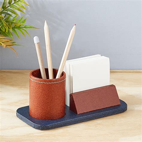 Buy Orion Detroit Faux Leather Pen Holder from Home Centre at just INR ...