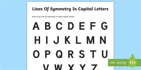 Line of Symmetry Using Letters 的图像结果