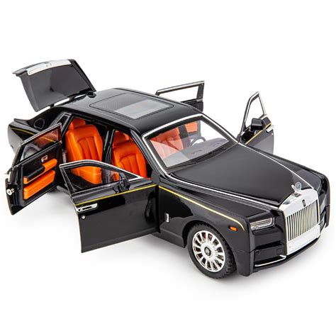 1/18 Rolls-Royce Phantom Model Car,Zinc Alloy Pull Back Toy Diecast Toy ...