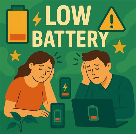 Low Battery – Funny panda