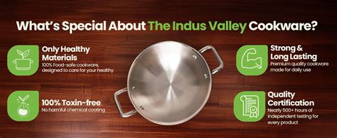 Buy The Indus Valley Triply Stainless Steel Cookware Set | Kadai With ...