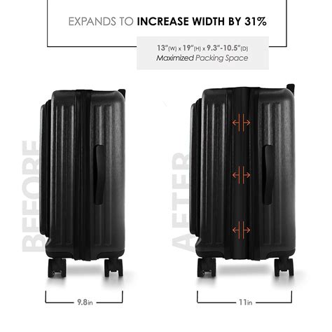 Snapklik.com : TRAVELARIM 22 Inch Carry On Luggage 22x14x9 Airline ...