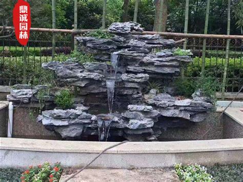 英石别墅庭院布置造景常用石 英石假山流水制作效果图 - 哔哩哔哩