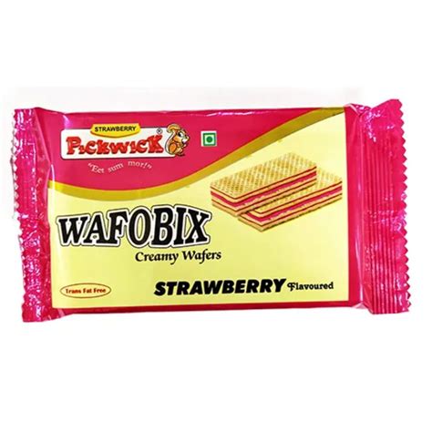 Wafobix Strawberry Flavoured Creamy Wafers 35g Pickwick – JITCO