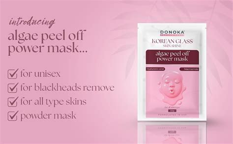 Buy Korean Glass Skin Shine Algae Peel Off Power Rubber Masque ...