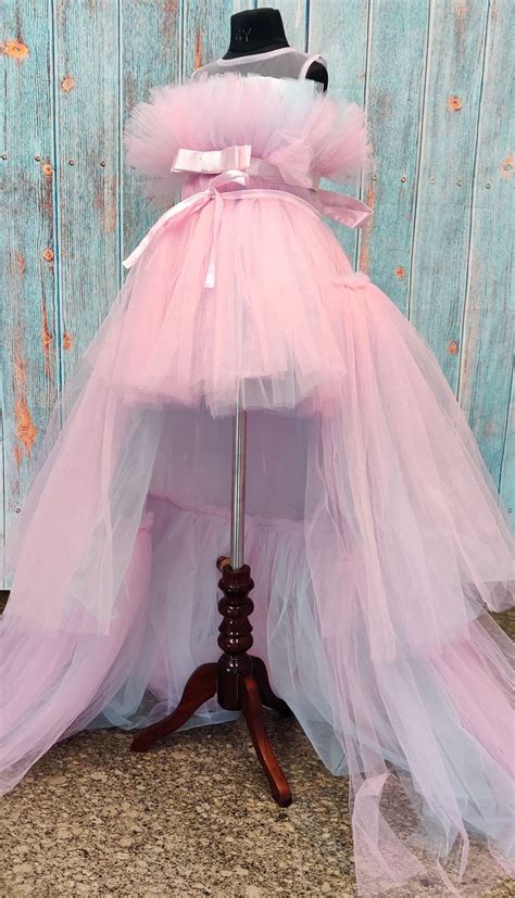 Bubblegum Candy Tail Birthday Dress for Girls - Party Frock for Girls ...