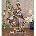 Buy zart Family Showpiece for Home Decor, Golden (11 inch), Resin, Bird ...