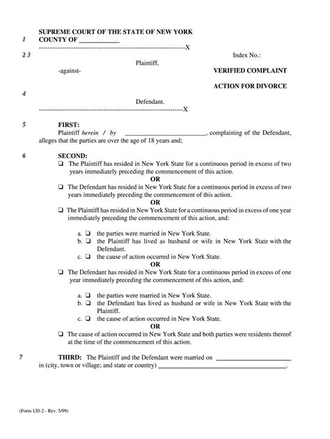 1999 Form NY UD-2 Fill Online, Printable, Fillable, Blank - pdfFiller