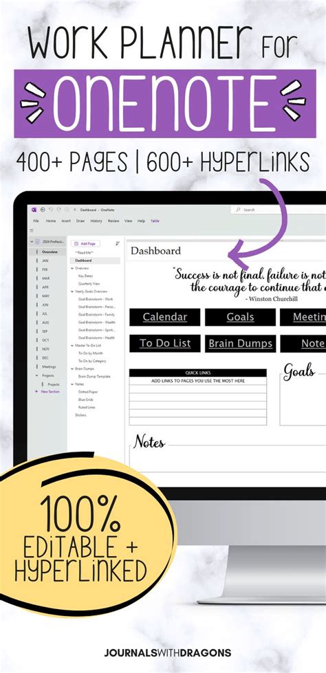 Image result for OneNote Daily Planner Template