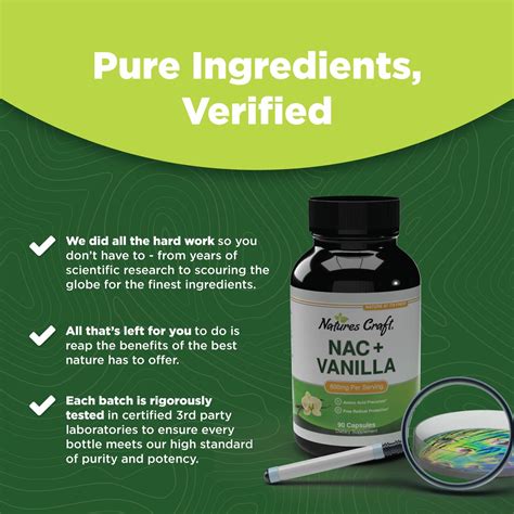 Buy NAC Supplement N-Acetyl Cysteine with Vanilla - Detox Cleanse Liver ...