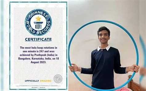 Bengaluru’s Pratyush clinches Guinness World Record title for most ...