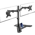 MOUNTUP Dual Monitor Desk Mount - Free Standing & Height Adjustable ...