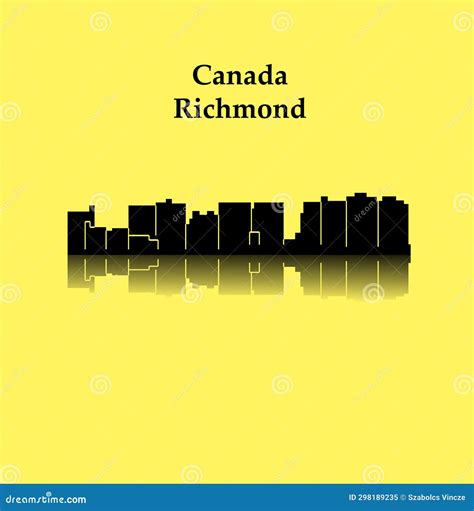 Richmond, British Columbia, Canada Stock Illustration - Illustration of ...